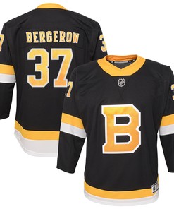 Patrice Bergeron Boston Bruins Alternate Premier Player Jersey - Black Nhl