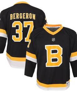 Patrice Bergeron Boston Bruins Alternate Replica Player Jersey - Black Nhl