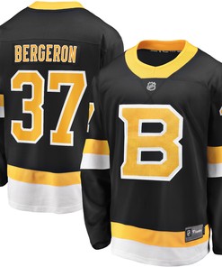 Patrice Bergeron Boston Bruins Fanatics Branded Alternate Premier Breakaway Player Jersey - Black Nhl