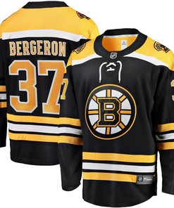 Patrice Bergeron Boston Bruins Fanatics Branded Breakaway Player Jersey Black Nhl