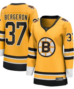 Patrice Bergeron Boston Bruins Fanatics Branded Womens 2020/21 Special Edition Breakaway Player Jersey - Gold Nhl