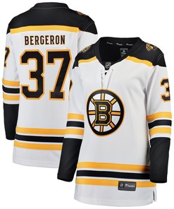 Patrice Bergeron Boston Bruins Fanatics Branded Womens Breakaway Player Jersey - White Nhl