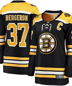 Patrice Bergeron Boston Bruins Fanatics Branded Womens Home Captain Premier Breakaway Player Jersey - Black Nhl