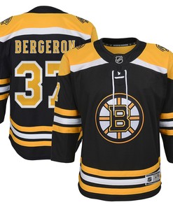 Patrice Bergeron Boston Bruins Home Premier Player Jersey - Black Nhl