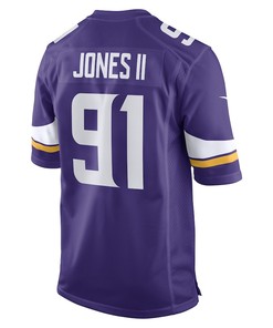 Patrick Jones II Minnesota Vikings Team Game Player Jersey - Purple