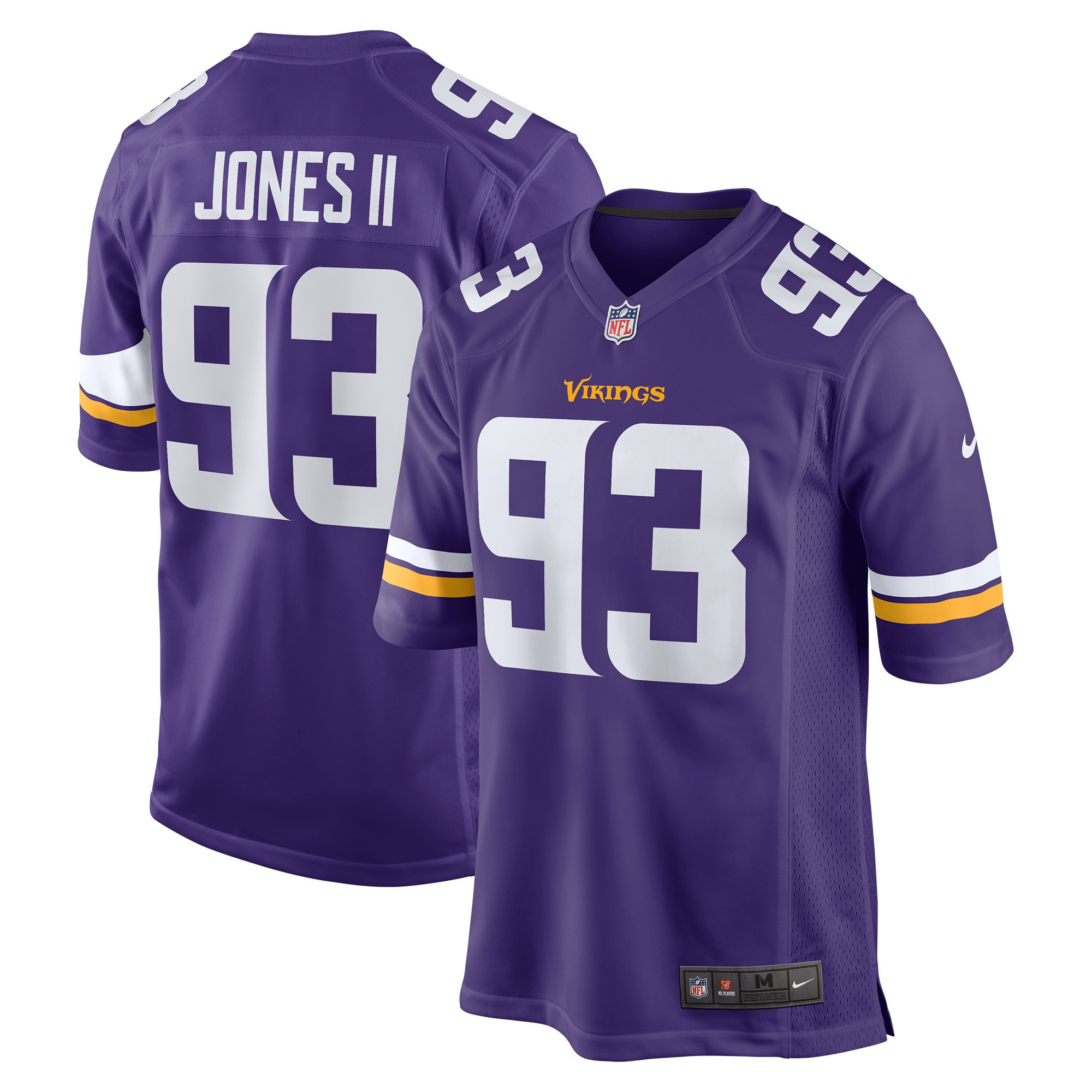 Patrick Jones Ii Minnesota Vikings Game Player Jersey - Purple Nfl