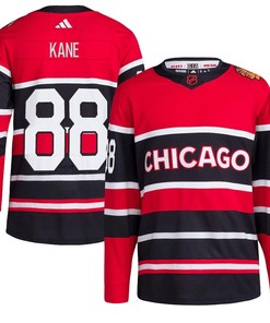 Patrick Kane 88 Chicago Blackhawks Reverse Retro 2.0 Jersey - Red