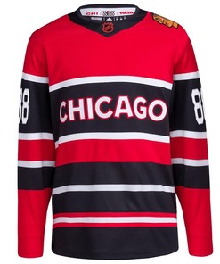 Patrick Kane 88 Chicago Blackhawks Reverse Retro 2.0 Jersey - Red