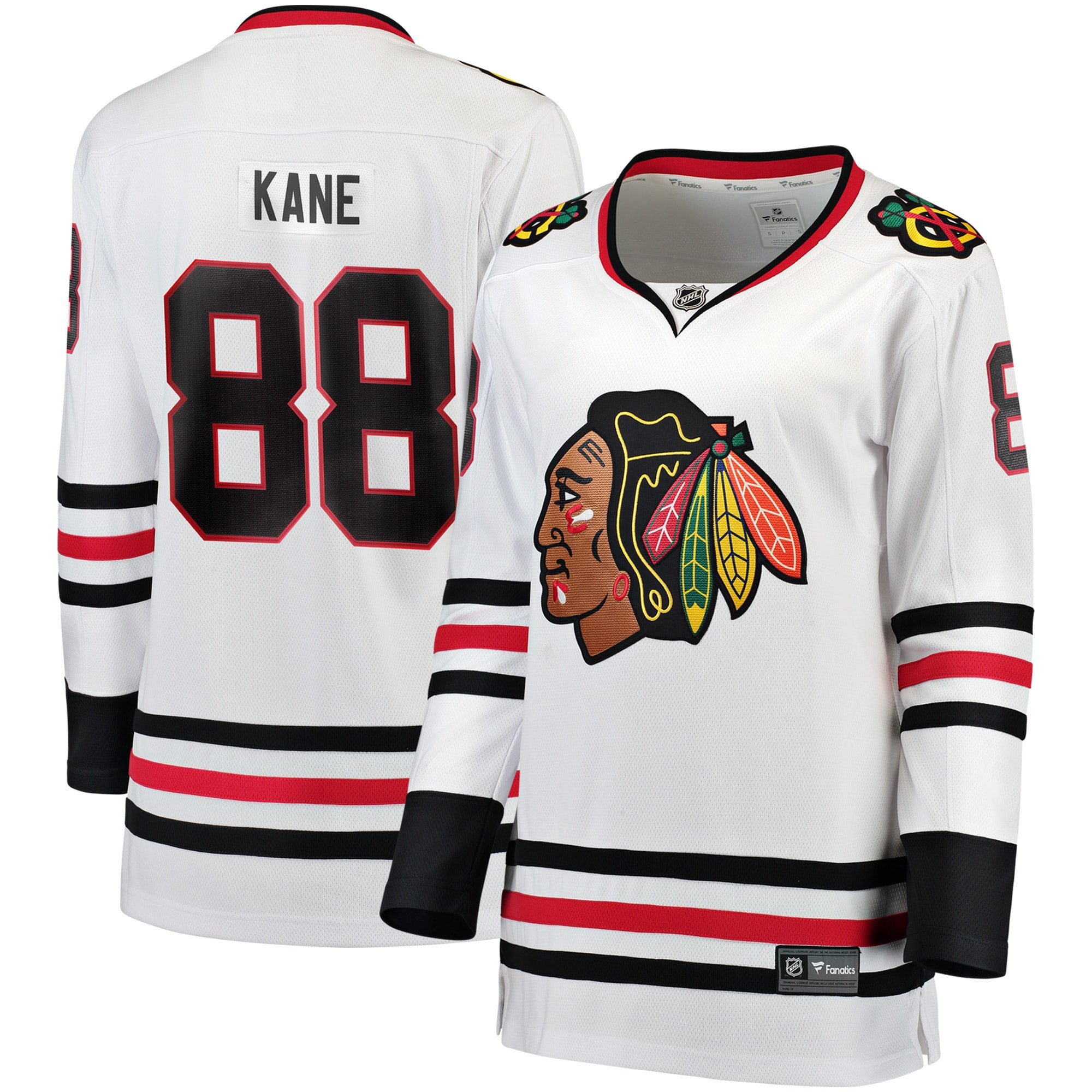Patrick Kane Chicago Blackhawks Fanatics Branded Womens Breakaway Player Jersey - White Nhl