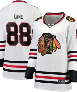 Patrick Kane Chicago Blackhawks Fanatics Branded Womens Breakaway Player Jersey - White Nhl