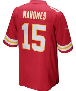 Patrick Mahomes 15 Kansas City Chiefs Game Jersey - Red