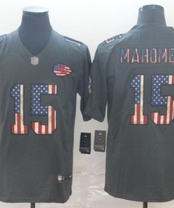 Patrick Mahomes Ii #15 Kansas City Chiefs 2020 Nfl Black Us Flag Jersey Jersey