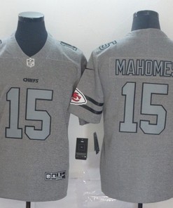 Patrick Mahomes Ii #15 Kansas City Chiefs 2020 Nfl Gray Jersey Jersey