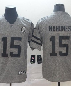 Patrick Mahomes Ii #15 Kansas City Chiefs 2020 Nfl Gray Jersey Jersey