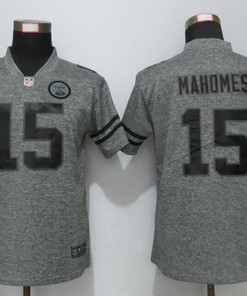Patrick Mahomes Ii #15 Kansas City Chiefs 2020 Nfl Grey And Black Jersey Jersey