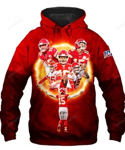 Patrick Mahomes Kansas City Chiefs 3D Hoodie Zip Hoodie