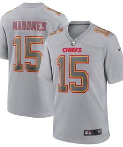 Patrick Mahomes Kansas City Chiefs Atmosphere Fashion Game Jersey - Gray Nfl