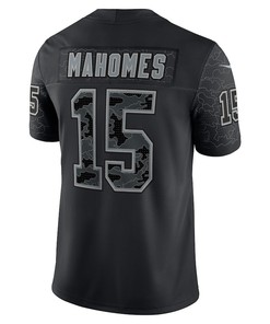 Patrick Mahomes Kansas City Chiefs RFLCTV Limited Jersey - Black