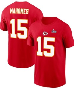 Patrick Mahomes Kansas City Chiefs Super Bowl LVII T-Shirt - Red