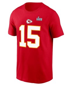 Patrick Mahomes Kansas City Chiefs Super Bowl LVII T-Shirt - Red