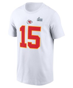 Patrick Mahomes Kansas City Chiefs Super Bowl LVII T-Shirt - White