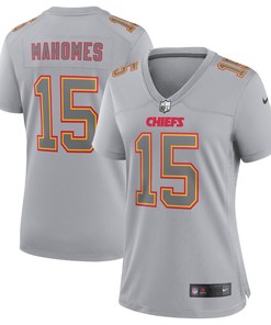 Patrick Mahomes Kansas City Chiefs Womens Atmosphere Fashion Game Jersey - Gray Nfl