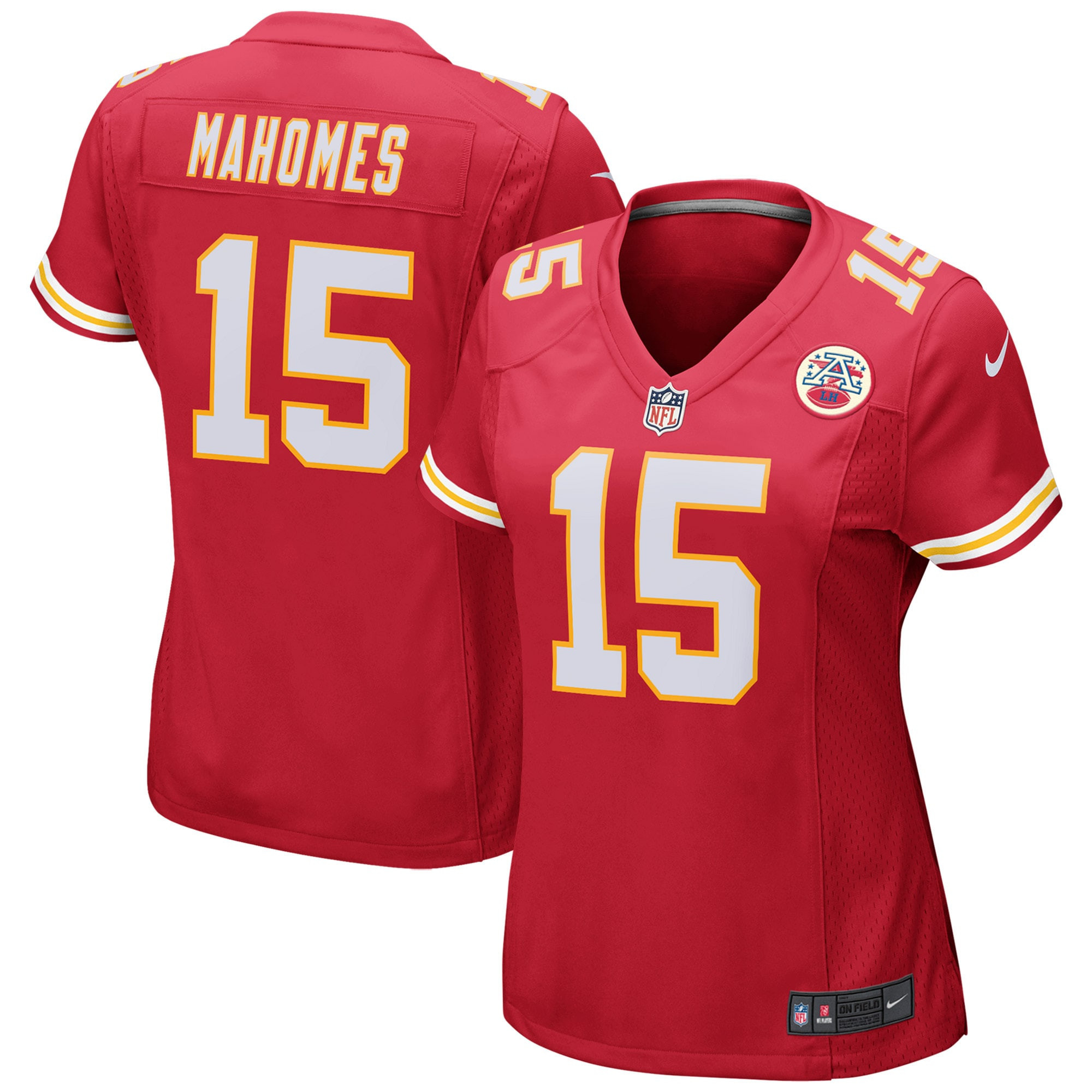 Patrick Mahomes Kansas City Chiefs Womens Game Player Jersey - Red Nfl