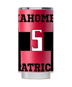 Patrick Mahomes Red Tumbler - Eye-Catching Design, Ideal for Game Days
