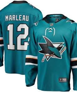 Patrick Marleau San Jose Sharks Fanatics Branded Replica Player Jersey - Teal Nhl