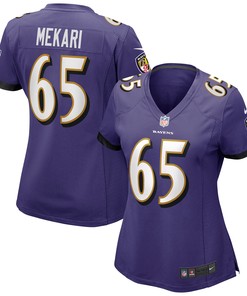 Patrick Mekari Baltimore Ravens Womens Game Jersey - Purple Nfl