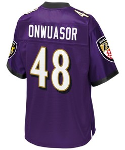 Patrick Onwuasor Baltimore Ravens Nfl Pro Line Team Color Player Jersey - Purple