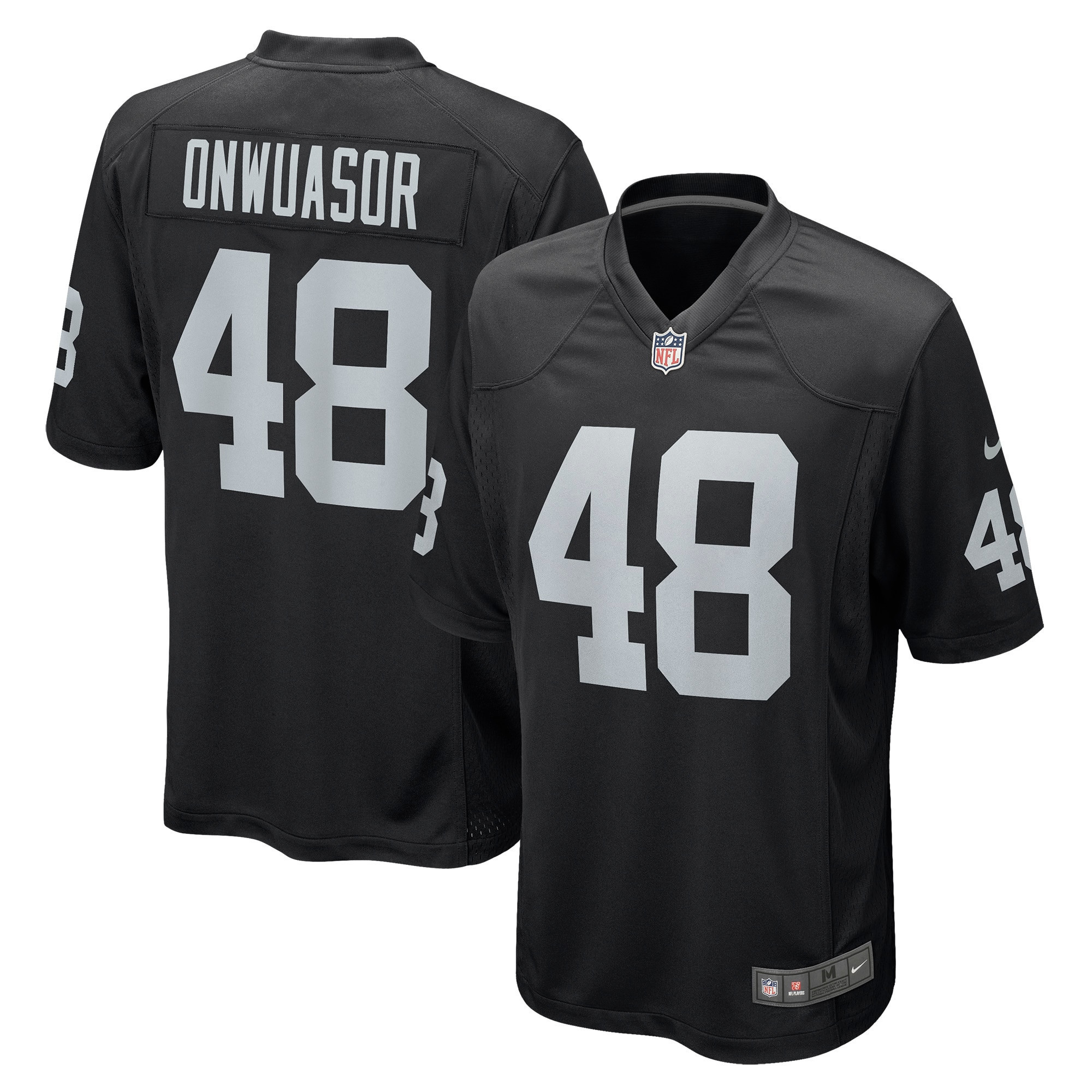 Patrick Onwuasor Las Vegas Raiders Game Jersey - Black Nfl
