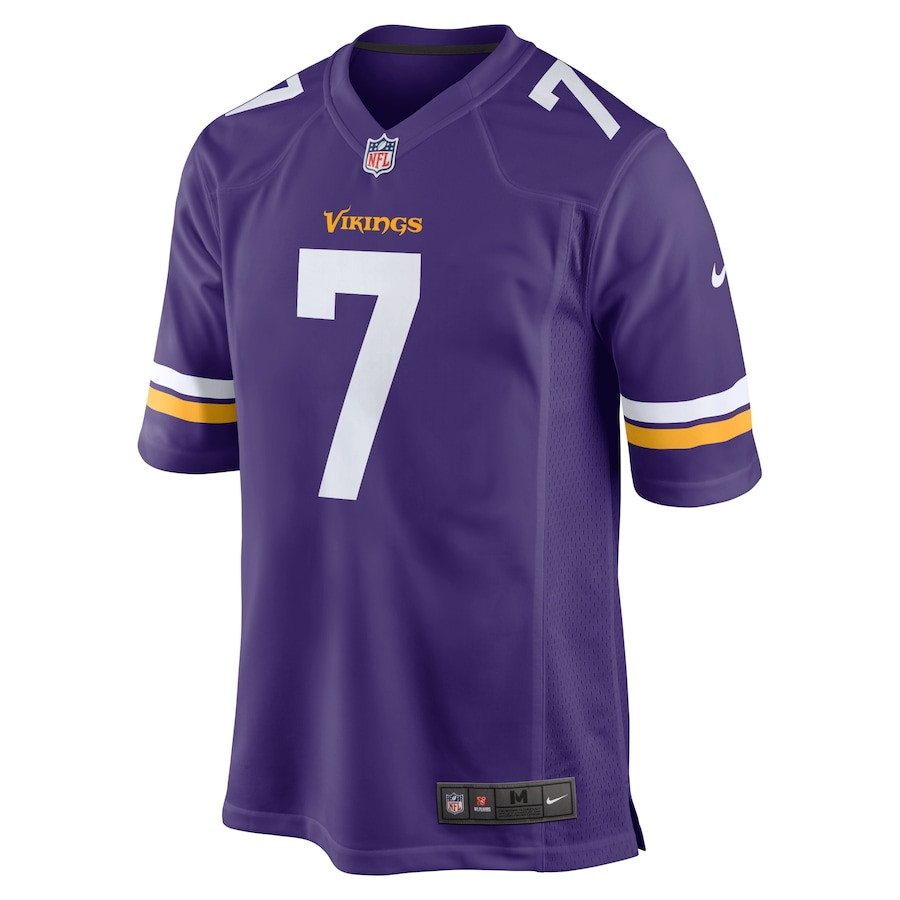 Patrick Peterson 7 Minnesota Vikings Player Game Jersey - Purple