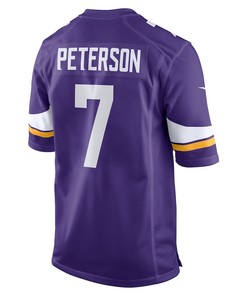 Patrick Peterson 7 Minnesota Vikings Player Game Jersey - Purple