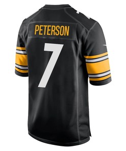 Patrick Peterson 7 Pittsburgh Steelers Game Men Jersey - Black