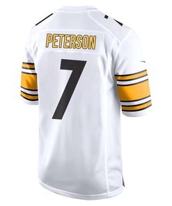 Patrick Peterson 7 Pittsburgh Steelers Game Men Jersey - White