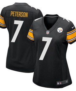 Patrick Peterson 7 Pittsburgh Steelers Game Women Jersey - Black