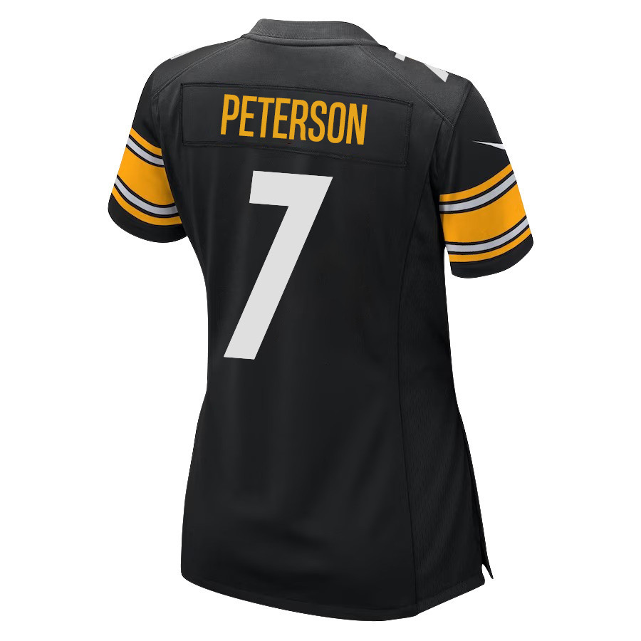 Patrick Peterson 7 Pittsburgh Steelers Game Women Jersey - Black
