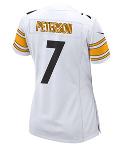Patrick Peterson 7 Pittsburgh Steelers Game Women Jersey - White