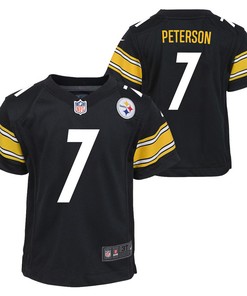 Patrick Peterson 7 Pittsburgh Steelers Game Youth Jersey - Black