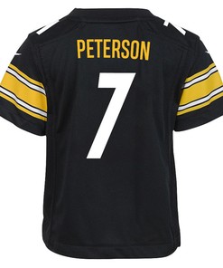 Patrick Peterson 7 Pittsburgh Steelers Game Youth Jersey - Black