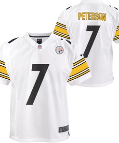 Patrick Peterson 7 Pittsburgh Steelers Game Youth Jersey - White