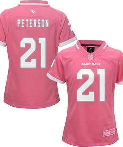 Patrick Peterson Arizona Cardinals Girls Bubble Gum Jersey - Pink Nfl
