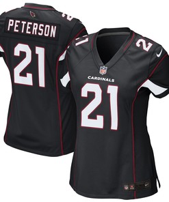 Patrick Peterson Arizona Cardinals Womens Game Jersey - Black Nfl