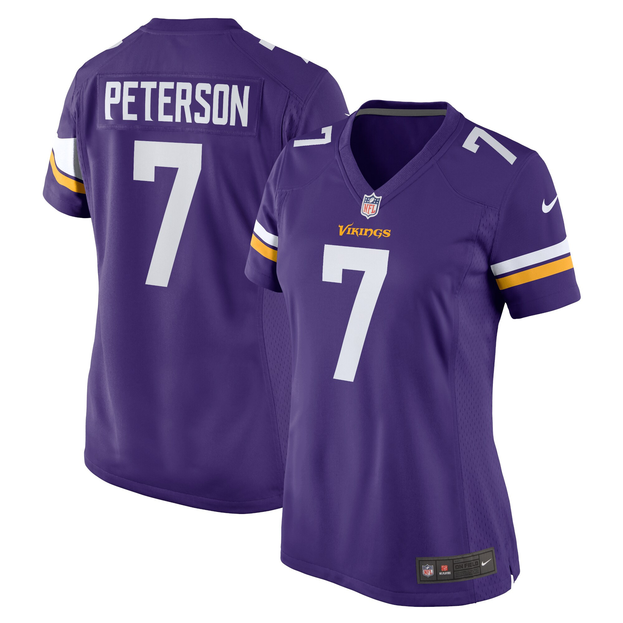 Patrick Peterson Minnesota Vikings Womens Player Game Jersey - Purple Nfl