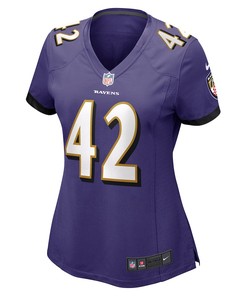 Patrick Ricard 42 Baltimore Ravens Women's Game Jersey - Purple
