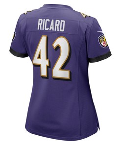 Patrick Ricard 42 Baltimore Ravens Women's Game Jersey - Purple