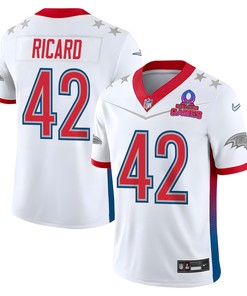 Patrick Ricard 42 Ravens Pro Bowl 2023 Patch Men Jersey - White