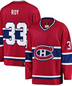 Patrick Roy Montreal Canadiens Fanatics Branded Premier Breakaway Retired Player Jersey - Red Nhl