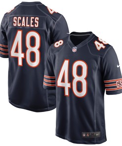 Patrick Scales Chicago Bears Game Jersey - Navy Nfl